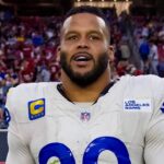 Coach Sean McVay on Aaron Donald return to the Los Angeles Rams: ‘We are not at that point quite yet’