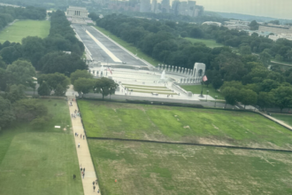 Trump blames vandals for dead grass on National Mall where he hosted 4th of July celebration