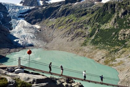 Melting Swiss glacier reveals remains of two Belgian mountaineers missing since 1992