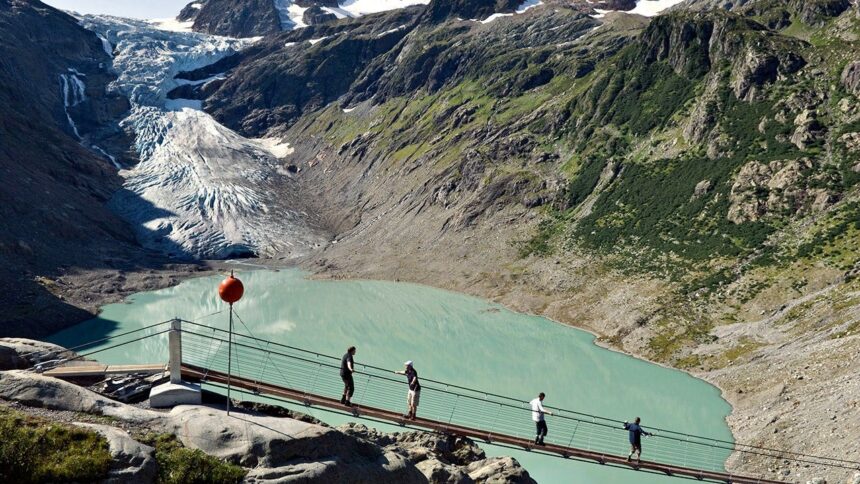 Melting Swiss glacier reveals remains of two Belgian mountaineers missing since 1992