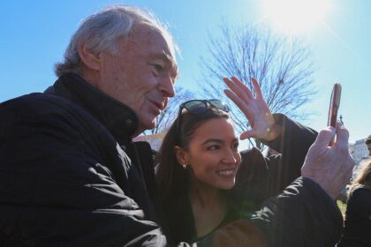 AOC endorses Sen Ed Markey as incumbent faces Dem US Senate primary challenge from Rep Seth Moulton