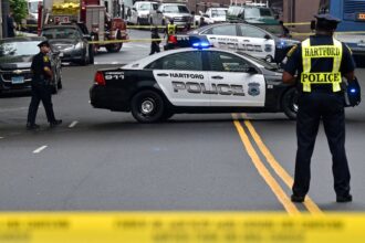 Connecticut police officers shot, suspect killed after attempted arrest sparks hectic chase