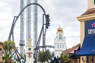 Parkgoer airlifted after Batman roller coaster incident leaves man with fractures to both legs