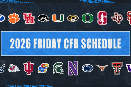 2026 College Football Friday Schedule: Dates, Times, TV Channels, Streaming