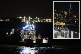 Boat overturns off Liberty Island coast; woman and child in critical condition