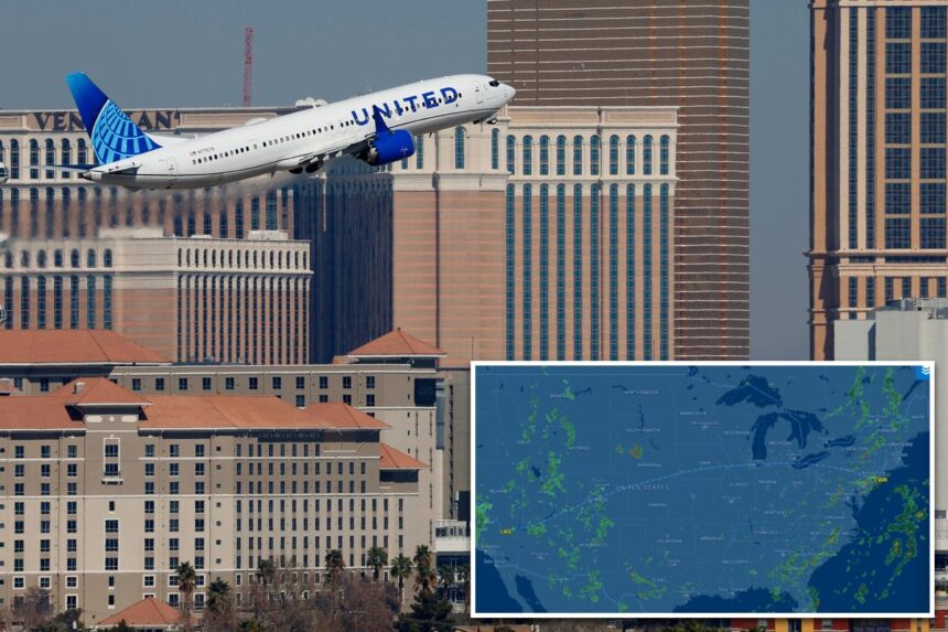 Newark-bound United Airlines flight makes ‘terrifying’ emergency landing in Las Vegas