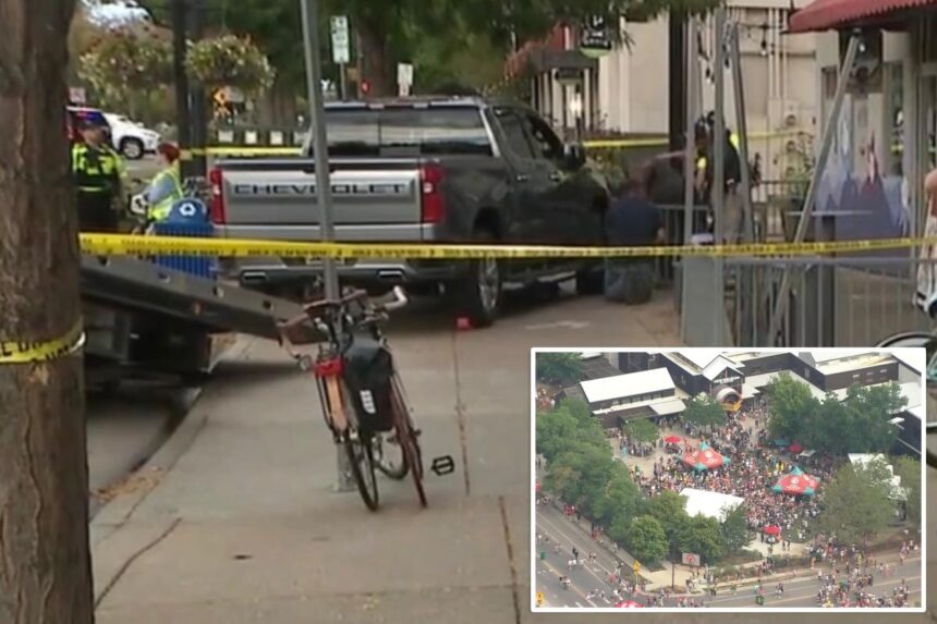 Out-of-control truck plows into sidewalk near Colorado bicycle festival, killing 1 and hurting 5