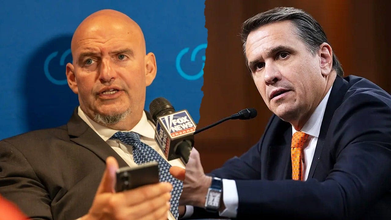 Fetterman answers whether he’ll cross the aisle to confirm Trump AG nominee Todd Blanche