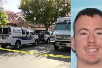 Parents found buried behind home in wealthy neighborhood as police launch international manhunt for son