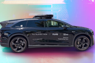 Inside the Luxury Robotaxi Uber, Lucid and Nuro Are Testing