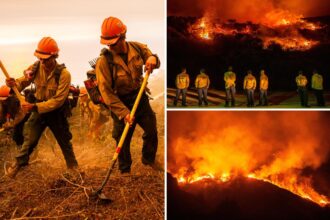 Fast-growing wildfire engulfs scenic California coast as urgent evacuation orders issued