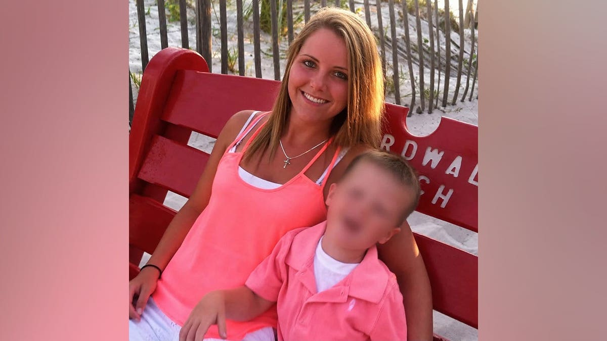 Natalie Jones and her son