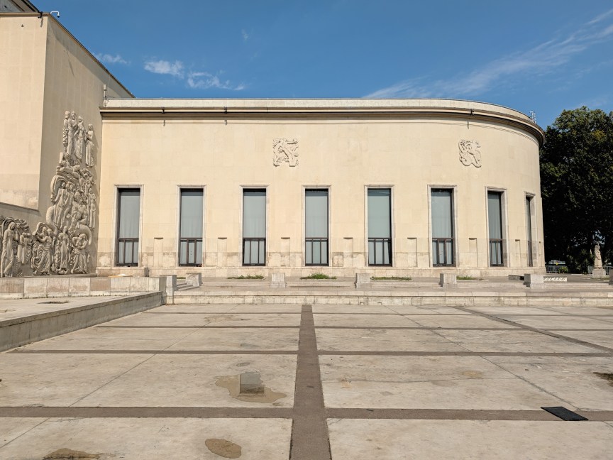 Image of a building with a blue sky