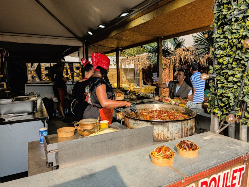 An image of a food stall
