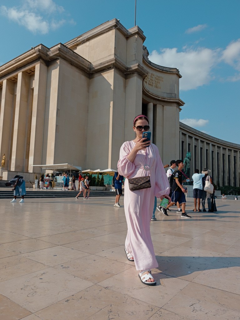 Image of a woman on her phone
