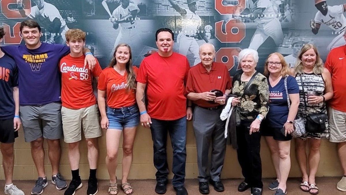 Scott Spiezio with his family