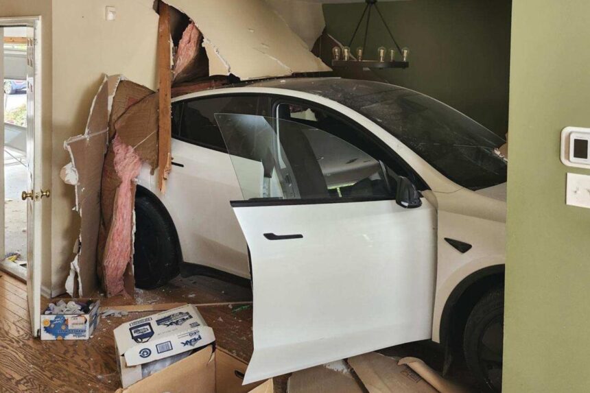 Tesla plows into NJ home, ends up in the kitchen after driver, 68, suffers medical episode