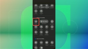 The Background Sounds control highlighted in the Control Center.
