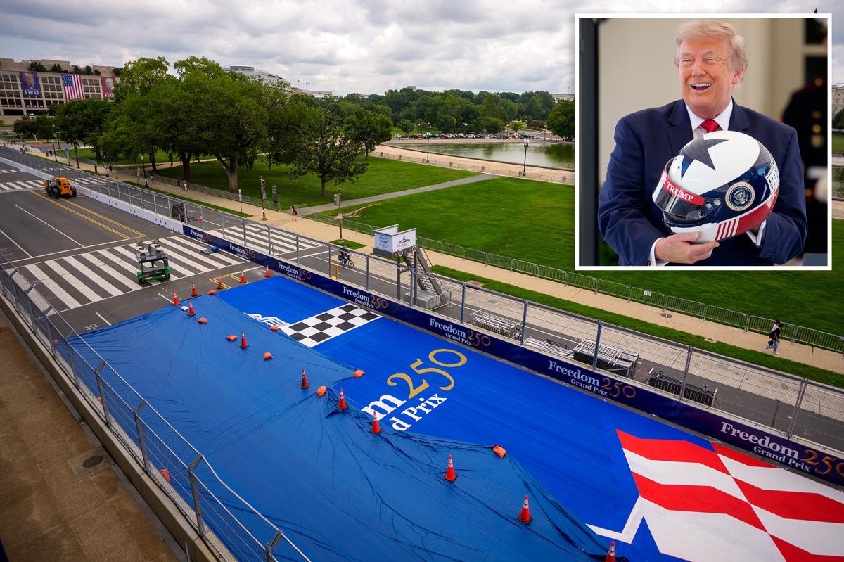 Exclusive | Trump to take lap of honor ahead of IndyCar Freedom 250 Grand Prix along National Mall
