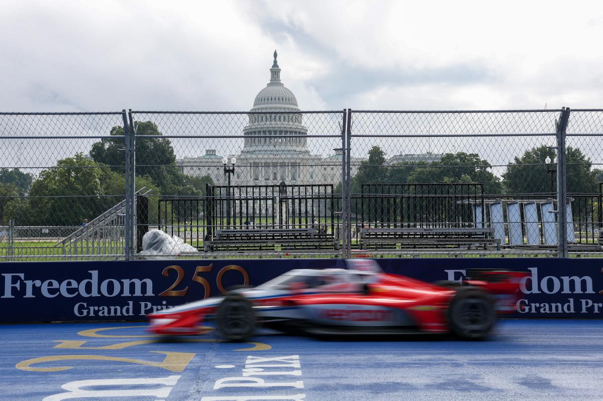 DC transforms into Indy racetrack for final America 250 celebration