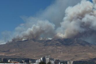 Nevada governor declares state of emergency as Hawk Fire grows to over 10,500 acres