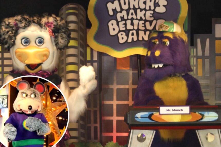 Rare Chuck E. Cheese animatronic band spotted in LA — one of four left around