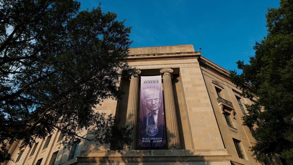 U.S. Department of Justice building in Washington, D.C., on Aug. 17, 2026