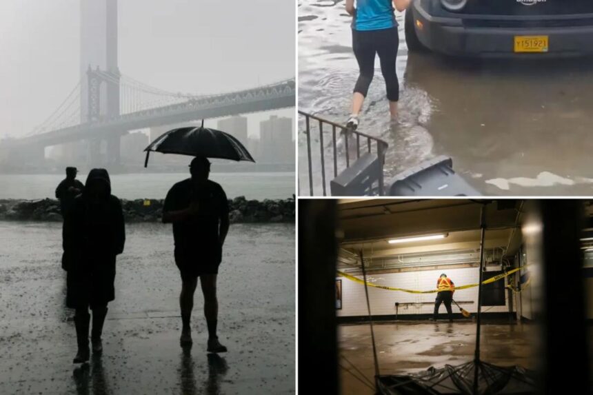 NYC submerged in wettest summer in 5 years — that comptroller warns will only get worse without change