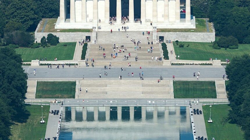 Trump doubles down on reflecting pool vandalism allegations, cites new witness account