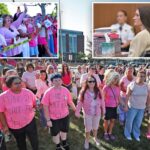 Lindsay Clancy’s pink ladies rally outside killer mom’s triple murder trial — insist ‘God is working through us’