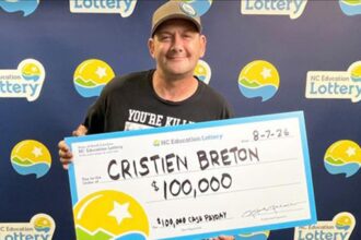 NC man wins lottery for second time — here is what he plans to do with the jackpot