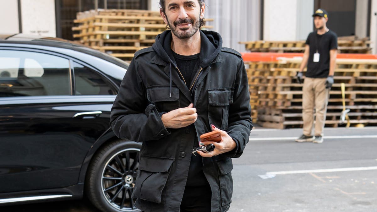 Marc Jacobs attends a runway show at the New York Public Library.