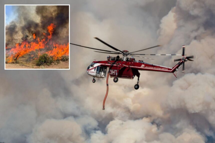 Pilots of helicopter that crashed while fighting wildfire in Utah are dead, officials say