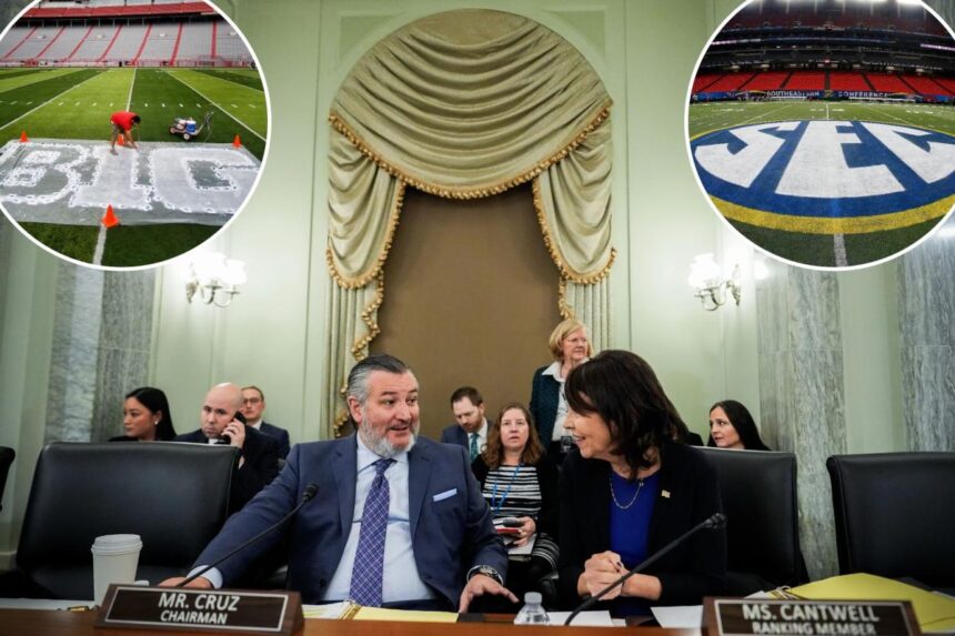 SEC and Big Ten agree to support bipartisan college sports bill after tense negotiations