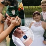 Exclusive | Brides are refusing to give up their fitness trackers at their weddings — and some are getting creative