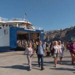 Ferry at popular island hotspot dubbed ‘the vomit comet’ as tourists battle brutal seasickness in rough weather