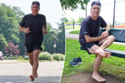 Exclusive | Shoeless Long Island runner has put best foot forward through 6 marathons — shocking everyone from cops to top athletes: ‘Just keep going’