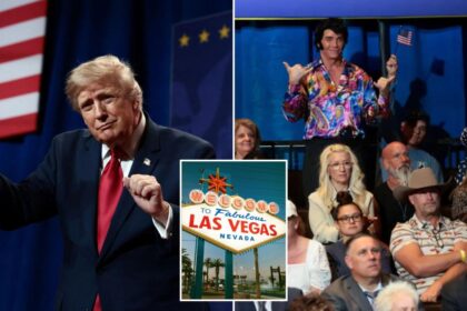 Donald Trump fires up Vegas crowd with tax cut push as he takes aim at Democrat