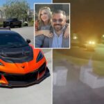 Exclusive | Moment brazen thieves steal 0K Corvette C8 ZR1 straight from California driveway