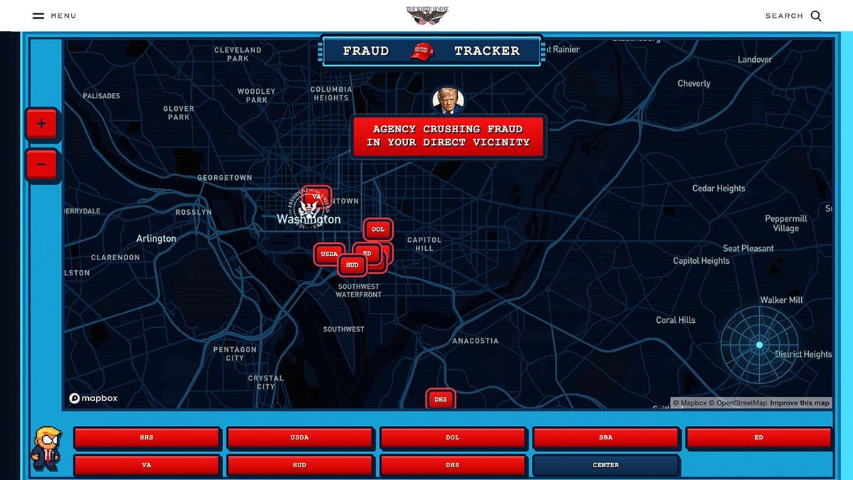 Interactive White House map