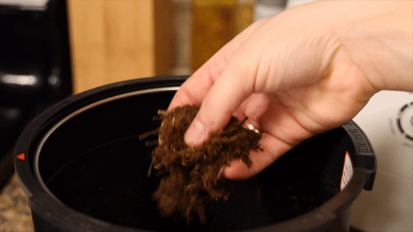 soil being handled