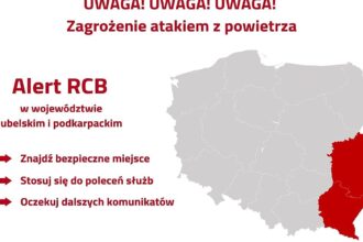 Air raid siren sounded for residents of eastern Poland