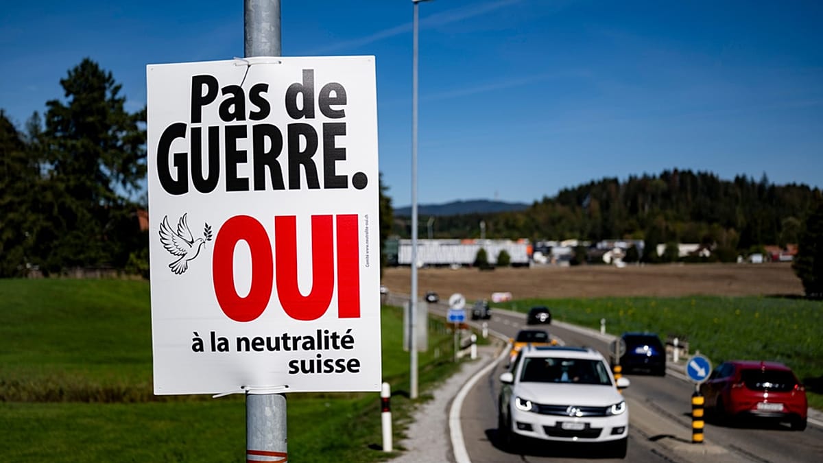 How neutral should Switzerland be? Voters deliver decisive verdict