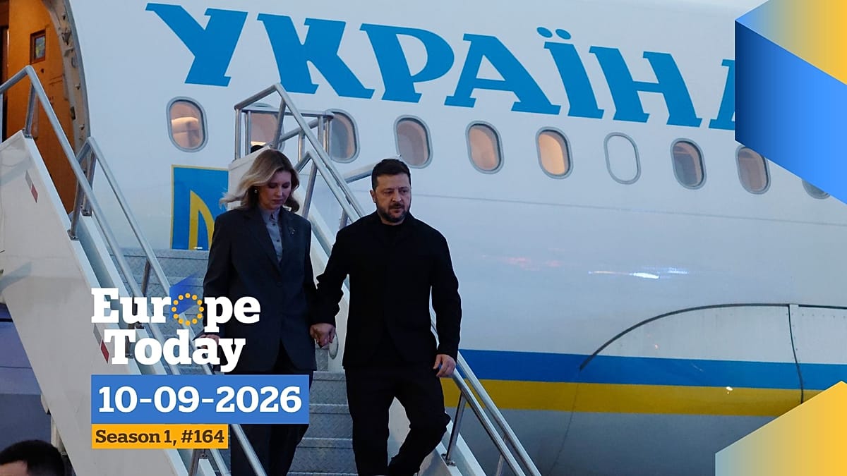Drone nearly hits Zelensky’s plane as Riga debates Russia threat