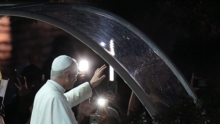 Pope Leo arrives in Lourdes for Second Leg of France Visit