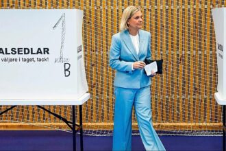 Sweden’s centre-left holds one-seat lead in early results