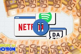 Which EU countries have the most paid online subscriptions?