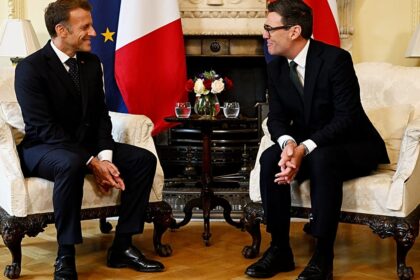 Macron and Burnham hail stronger UK-France ties in first talks