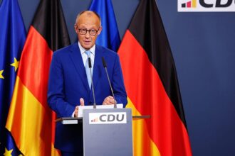 Merz’s party suffering heavy losses in 2 German state, exit polls