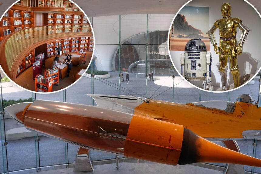 New George Lucas museum in LA gives sci-fi fans glimpse behind the cinematic empire
